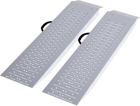 Loading Ramps - Set of Two 35.5-Inch Ramps for ATVs, Motorcycles, Mowers, Carts, and More - 1200lb Combined Capacity Shed Ramp Set by Stalwart in Saudi Arabia