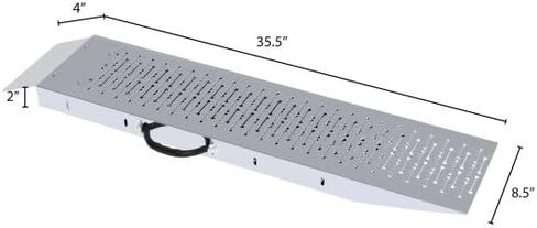 Loading Ramps - Set of Two 35.5-Inch Ramps for ATVs, Motorcycles, Mowers, Carts, and More - 1200lb Combined Capacity Shed Ramp Set by Stalwart in Saudi Arabia