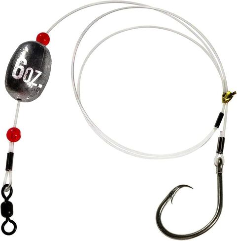 طقوس الصيانة منصة Grouper Grouper مع خطاف الدائرة وخطوط البيض في 4oz ، 6oz ، 8oz. في الخارج سالتورت مياه كبيرة الصيد صيد الأسماك النهاغر الصيد in Kuwait