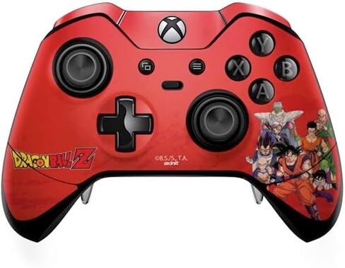 Skinit Decal Gaming Skin Compatible with Xbox One Elite Controller - Officially Licensed Dragon Ball Z Goku Iconic Kanji Symbol Design in Saudi Arabia