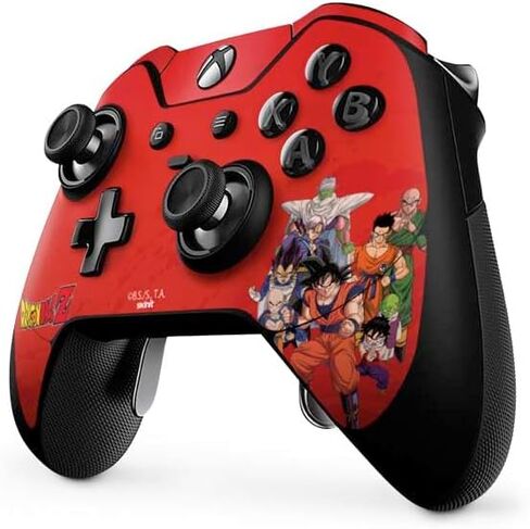 Skinit Decal Gaming Skin Compatible with Xbox One Elite Controller - Officially Licensed Dragon Ball Z Goku Iconic Kanji Symbol Design in Saudi Arabia