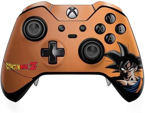 Skinit Decal Gaming Skin Compatible with Xbox One Elite Controller - Officially Licensed Dragon Ball Z Goku Iconic Kanji Symbol Design in Saudi Arabia