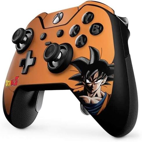 Skinit Decal Gaming Skin Compatible with Xbox One Elite Controller - Officially Licensed Dragon Ball Z Goku Iconic Kanji Symbol Design in Saudi Arabia