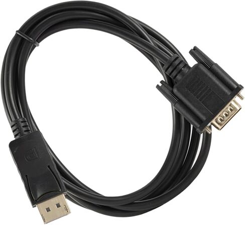 Displayport to Vga Cable Reliable Connector for Projector and Desktop Monitor Secure Latch Design Easy to Use for Extended Desktop Mirrored Display Setup in Saudi Arabia