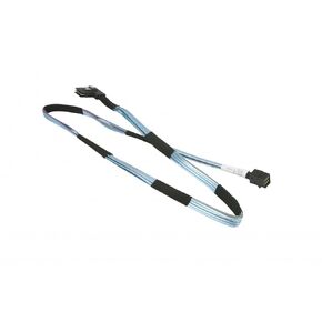 Supermicro CBL-SAST-0701 SAS INTERNAL CABLE-MINI SAS (SFF-8087) (M) زجد يمينًا إلى 4 × MINI SAS HD (SFF-8643) (M) مستقيم-2.8 قدم