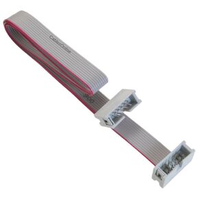 CablesOnline, 6 Inches 10-Pin (2x5) 2.54mm-Pitch IDC Male to Male 10-Wire Flat Ribbon Cable, FR-1006L