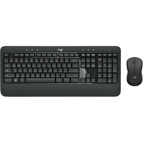 Logitech MK540 Advanced Wireless Keyboard and Mouse Combo for Windows, 2.4 GHz Unifying USB-Receiver, Multimedia Hotkeys, 3-Year Battery Life, for PC, Laptop (Renewed)
