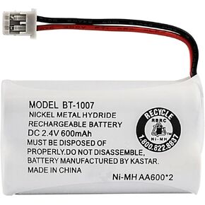 Kastar 1-Pack BT-1007 Battery Replacement for Uniden DECT 6.0 Phone DECT1560-3 DECT1560-3S DECT1560-4 DECT1580 DECT1580-2 DECT1580-3 DECT1580-4 DECT1580-4C DECT1580-4WXT DECT1580-5 DECT1580-6
