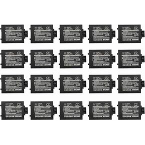 (20 Pack) XSP Battery for Vocera B3000E, B3000N, Communications Badge B3000 950mAh PN 230-02020