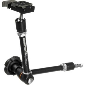 Manfrotto 244RC Variable Friction Magic Arm Quick Release (Black) & 035RL Super Clamp with 2908 Standard Stud - Replaces 2900 - Black
