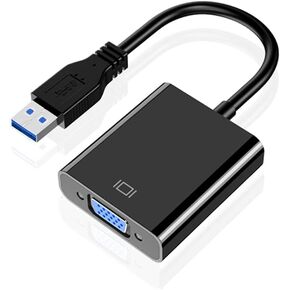 USB 3.0 to VGA Adapter, 1080P Multi-Display Video Converter for Laptop PC Desktop to Monitor / Projector / TV (Not Support Chromebook)
