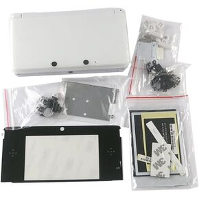 Replacement Full Set Housing Shell for Nintendo 3DS Case Cover (Black)