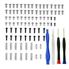 CTHTBZ 90PCS Left Right Full Set Screw for Joy Con Nintendo Switch OLED Controller Replacement Screws,with Spring Cross Tri-Wing Screwdriver Repair Kit Tweezer