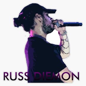 Russ Vinyl Decal Wall Laptop Bumper Sticker 5in(RDB-USA-STICKERS-1623)