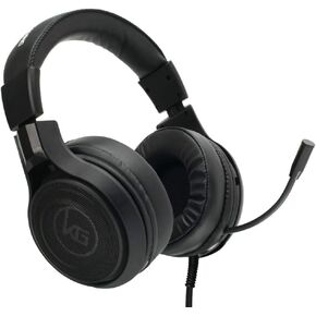 IOGEAR Kaliber NUKLEUS Gaming Headset - Xbox One S/Xbox One - PS4 - PC/Mac & Mobile Devices - 50mm Drivers - Built-in Volume Control - 3.5mm 4-Pole Stereo Plug - Includes Y Adapter for PCs - GHG601