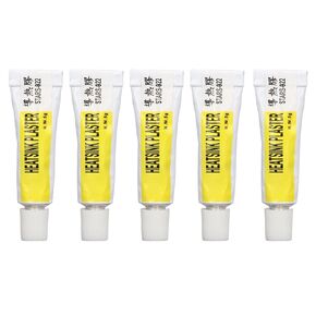 5PCS CPU Thermal Paste 300℃ Heat Insulated Thermal Silicone Grease for 3D Printer,Strong Adhesion Strong Bonding Thermal Compound Thermal Silicone Grease