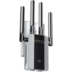 2025 WIFI Extender Signal Booster ، حتى 10349 متر مربع. FT ، Internet Booster for Home ، أطول مكرس لإنترنت اللاسلكي ومكبر الصوت Ethernet Port ، 6x Mesh WiFi