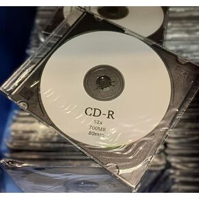 80 Min 52x 700 MB CD-R with Slim Jewel Case