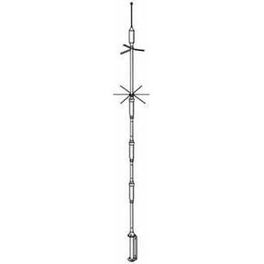 Hustler HF MultiBand Vertical Amateur Ham Radio Base Antenna 5BTV