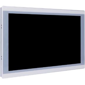 HUNSN 15.6" TFT LED Industrial Panel PC, High Temperature 5 Wire Resistive Touch Screen, I5 1235U, Windows 11 / Linux Ubuntu, PW26, VGA, HDMI, 2 x LAN, 2 x COM, 0 RAM, 0 Storage, Barebone No System