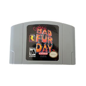 Bad Fur Day - Video Game Cartridge US Version for N64 Game Console