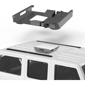 Starlink Mini Car Roof Mount Adjustable, Quick Release Flat Magnetic Mounting Kit Stuitable for Starlink Mini Dish, Aluminum Alloy Starlink Dish Protection Accessories for RV/Vans/Boat/Yachts