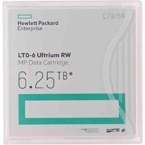 20 Pack- HP C7976A LTO-6 Tapes 2.5TB/ 63TB , Part # C79765A