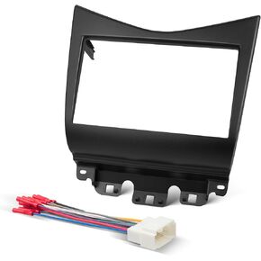 NuIth Double DIN Dash Kits for Honda Accord 2003-2007, Double Din Radio Mount Housing Bracket Installation Kit Installation Aftermarket Stereo (Dash Kit + Radio Wire)