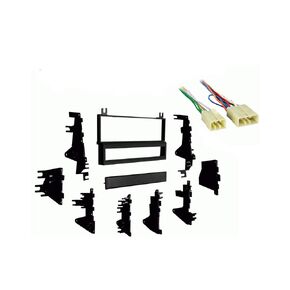 Harmony Audio Compatible with Toyota Tacoma 1995 1996 1997 1998 1999 2000 2001 2002 2003 2004 Single DIN Stereo Harness Radio Install Dash Kit Package
