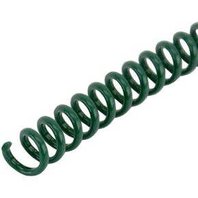 Spiral Binding Coils 8mm x 915mm (5/16 x 36-inch) 4:1 [pk of 100] Color: Forest Green (PMS 343 C)