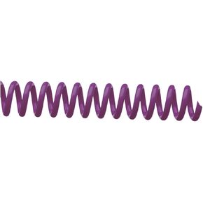 Spiral Coil Binding Spines 8mm x 381mm (5/16 x 15-inch) 4:1 [pk of 100] binds Legal Size, Color: Violet (PMS 2593 C) Purple