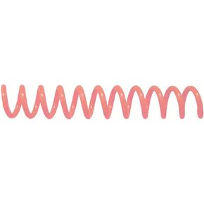 Spiral Coil Binding Spines 8mm x 381mm (5/16 x 15-inch) 4:1 [pk of 100] binds Legal Size, Color: Neon Orange (PMS 805 C)