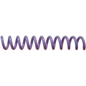 Spiral Coil Binding Spines 8mm x 381mm (5/16 x 15-inch) 4:1 [pk of 100] binds Legal Size, Color: Lilac (PMS 528 C)
