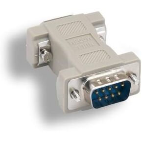 Kentek DB9 9 PIN ذكر إلى MALE M/M Serial/at NULL MODEM ADAPTER Changer COUPLER RS-232 CROSSOVER DET DCE نقل بيانات