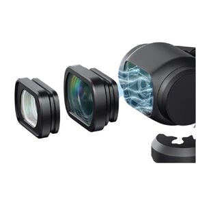 Telephoto Lens for Osmo Pocket 3 Strong Magnitic Wide Angle Lens/Macro Lens Optical Lens for Pocket 3 Camera Accessories
