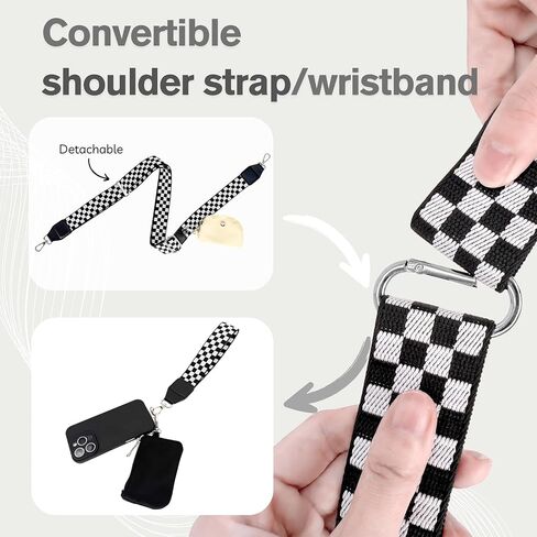 S&loyoe Clip and Go Phone Strap with Zipper Pouch in Saudi Arabia