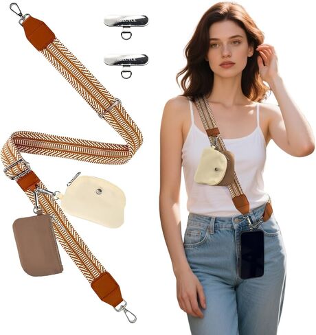 S&loyoe Clip and Go Phone Strap with Zipper Pouch in Saudi Arabia