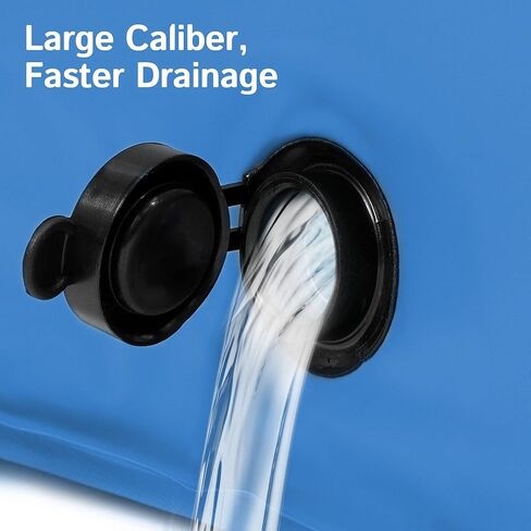 حوض استحمام للكلاب قابل للطي من Heeyoo للكلاب الكبيرة، حوض استحمام للكلاب من البلاستيك الصلب المحمول PVC، حمام سباحة خارجي قابل للطي للحيوانات الأليفة والكلاب والقطط، 63 بوصة عمق × 12 بوصة ارتفاع in Kuwait