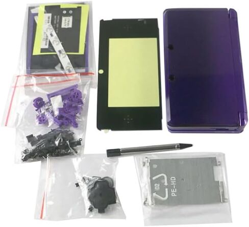استبدال مجموعة الإسكان مجموعة كاملة لغطاء حالة Nintendo 3DS (أسود) in Kuwait