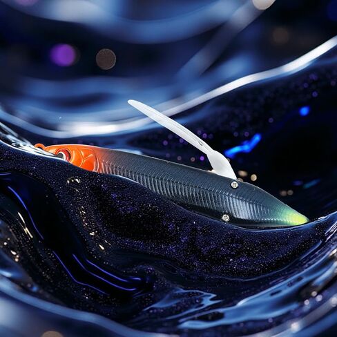 top Water bass Fishing Lures - bass Lures with Glide Bait Technology for Whopper plopper Fishing Lure Enthusiasts, Designed for Water Dragonfly Big bass Blow ups in Saudi Arabia