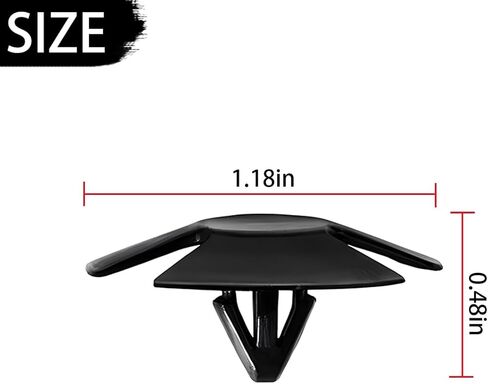 مثبتات عزل غطاء السيارة، 30 قطعة من مشابك تثبيت غطاء المصد مع مزيل قفل واحد، مشبك نايلون عازل للحرارة والصوت لغطاء السيارة، استبدال OEM 4878883AA والمزيد in Kuwait