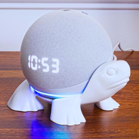 حامل حامل نقطة سلحفاة، حامل Alexa فريد من نوعه، حامل حامل حامل سلحفاة Alexa، ملحقات لمكبر صوت Echo dot الجيل الرابع والخامس، حامل حامل نقطة لـ Alexa Echo dot، حامل Amazon Echo dot in Saudi Arabia