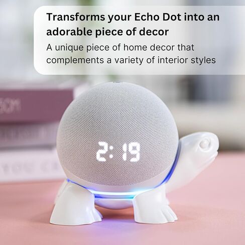 حامل حامل نقطة سلحفاة، حامل Alexa فريد من نوعه، حامل حامل حامل سلحفاة Alexa، ملحقات لمكبر صوت Echo dot الجيل الرابع والخامس، حامل حامل نقطة لـ Alexa Echo dot، حامل Amazon Echo dot in Saudi Arabia
