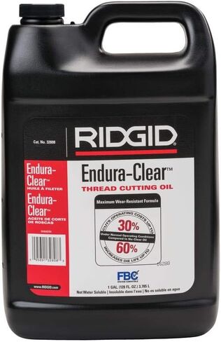 RIDGID 10883 موديل 418 مزيتة مع زيت قطع الخيوط الفاخر، فضي in Saudi Arabia