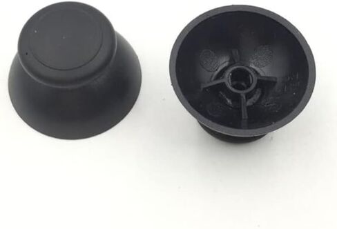3pcs Pack Analog Joystick Thumb Stick Cap Cover for Nintendo WII U Pro Wii U Gamepad (Black) in Saudi Arabia