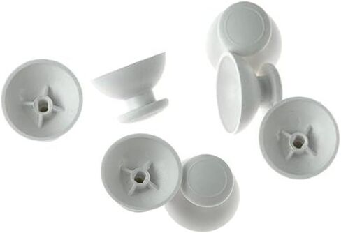 3pcs Pack Analog Joystick Thumb Stick Cap Cover for Nintendo WII U Pro Wii U Gamepad (Black) in Saudi Arabia