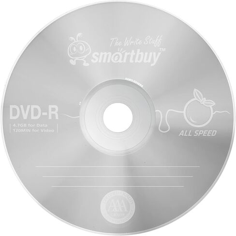 SmartBuy 4.7gb/120min 16x شعار DVD-R أعلى بيانات فارغة قرص وسائط التسجيل (100-disc) in Saudi Arabia