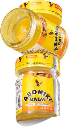 Aboniki Balm Ultra Strength (2 Glass Jars) – New Powerful and Fast-Acting Formula for Whole Body Pain Relief. Soothes Aches and Pain. Deep Heat and Cooling Sensation Dual Action for Ultimate Relief in Saudi Arabia