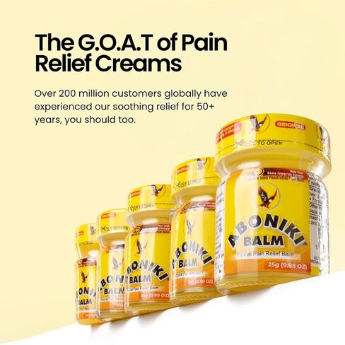 Aboniki Balm Ultra Strength (2 Glass Jars) – New Powerful and Fast-Acting Formula for Whole Body Pain Relief. Soothes Aches and Pain. Deep Heat and Cooling Sensation Dual Action for Ultimate Relief in Saudi Arabia