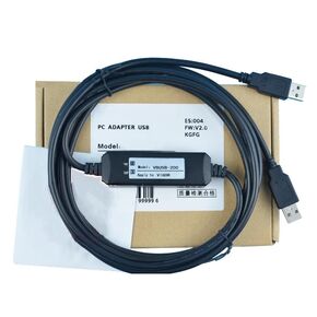 VBUSB-200 PLC Programming Cable VB1 VB0 VB2 VH Data Download Cable Support WIN7 XP Vista WIN8 WIN10 3 Meter
